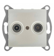 ТВ-розетка и SAT-розетка оконечная без рамки Gusi Electric BRAVO С10TS1-028