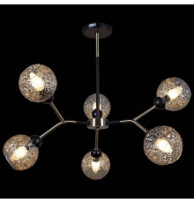 Люстра на штанге ILLUMICO  IL0268-6PSQ-79 BK AB