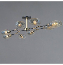 Люстра на штанге ILLUMICO TRENTO IL0272-8CSQ-25 BK AB TRENTO