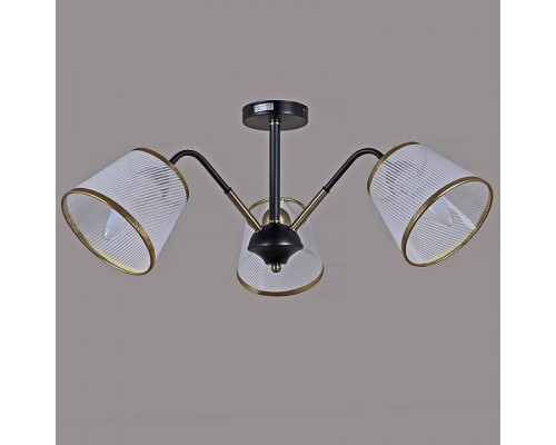 Люстра на штанге ILLUMICO  IL0344-3CSQ-79 BK AB