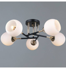 Люстра на штанге ILLUMICO LIBRA IL0689-5CSQ-24 BK FGD LIBRA