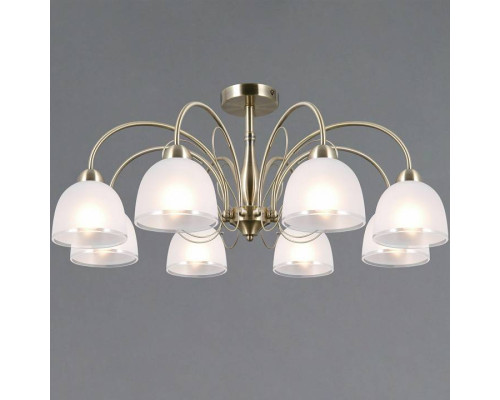 Люстра на штанге ILLUMICO AREZZO 8 ламп IL0789-8CSQ-25 AB