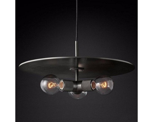 Подвесной светильник Imperiumloft Rh Utilitaire Disk Triple Pendant 40.2340