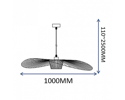 Подвесной светильник Imperiumloft HAT Black ﻿HAT01