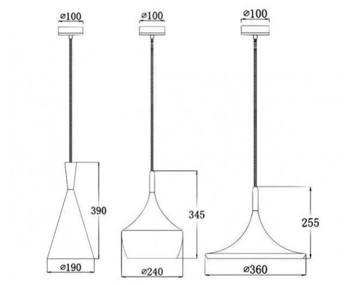 Подвесной светильник Imperiumloft Dairy Light Beat Tall 40.282