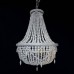 Подвесная люстра Imperiumloft Rh Anselme White Wood Large Chandelier 40.1934-0