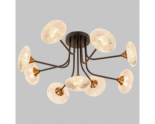 Потолочная люстра Imex MD.1232 MD.1232-9-S-BK+AGD