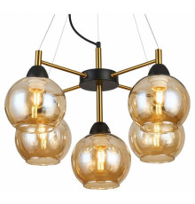 Подвесная люстра Imex MD.9056 MD.9056-5-P-BK+COP
