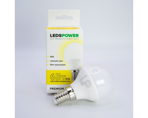Лампа светодиодная LEDS POWER P45 006710