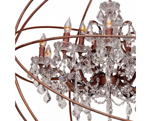 Подвесная люстра Loft it Foucaults Orb Crystal LOFT1897/15