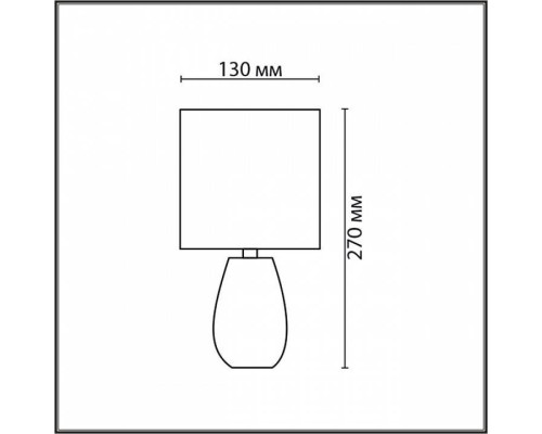 Настольная лампа декоративная Lumion EVANA 8173/1T