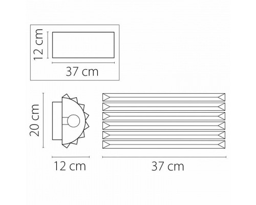 Накладной светильник Lightstar Limpio 722660