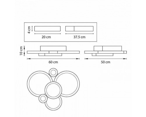 Потолочная люстра Lightstar Breve 749081