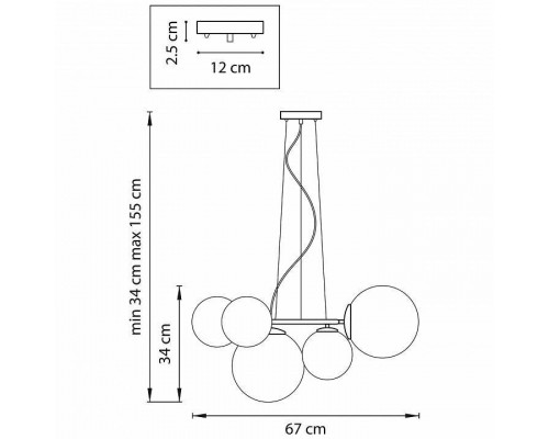 Подвесная люстра Lightstar Globo 815057