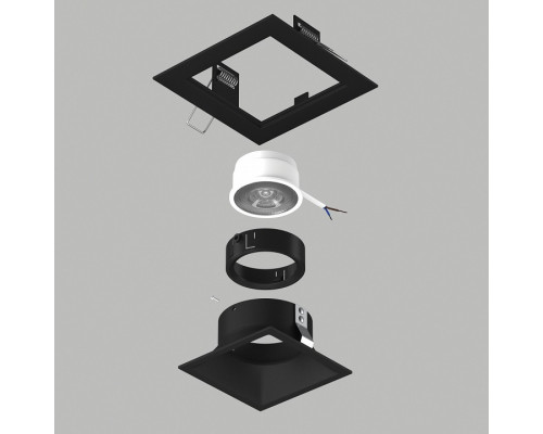 Встраиваемый светильник Lightstar Domino D51707BMOD