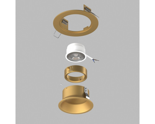 Встраиваемый светильник Lightstar Domino D61303GMOD