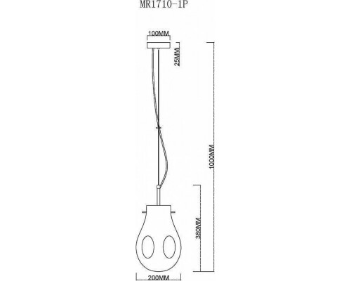 Подвесной светильник MyFar Eye MR1710-1P