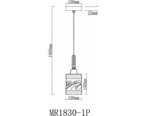 Подвесной светильник MyFar Olivia MR1830-1P