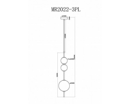 Подвесной светильник MyFar Violla MR2022-3PL