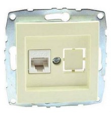 Розетка Ethernet RJ-45 без рамки Mono Electric Despina / Larissa 500-001705-125