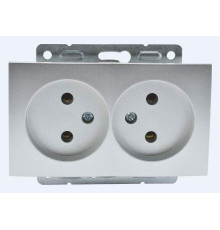 Розетка двойная, без рамки Mono Electric Despina / Larissa 500-002105-121