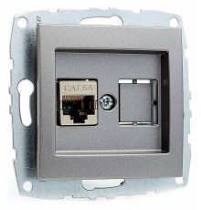 Розетка Ethernet RJ-45 без рамки Mono Electric Despina / Larissa 500-002405-125