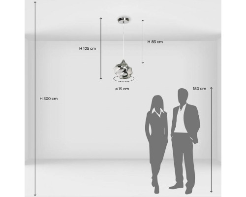 Подвесной светильник De City Соло 63 112011101