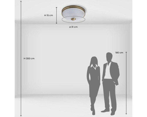 Накладной светильник MW-Light Ангел 2 лампы E27 295013402
