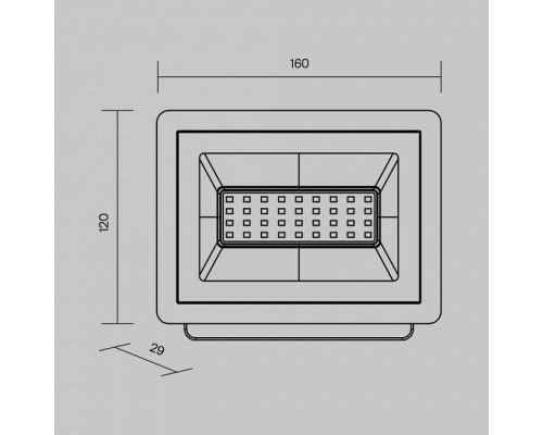 Настенно-потолочный прожектор Maytoni Flood FL001-L30B4K