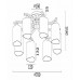 Потолочная люстра Freya Sol FR5454CL-08CH