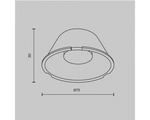 Линза Focus Led LensD75-15
