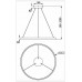 Подвесной светильник Maytoni Rim 1 MOD058PL-L42W3K