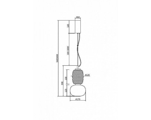 Подвесной светильник Maytoni Pattern MOD267PL-L18CH3K