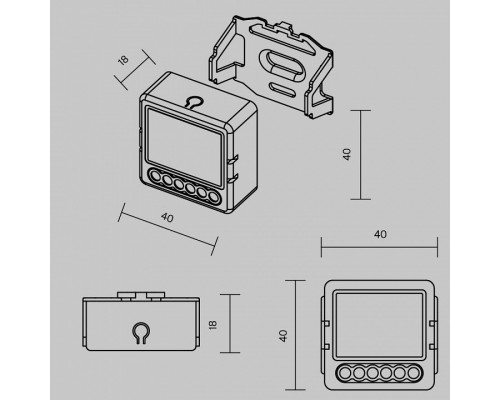 Конвертер Wi-Fi для смартфонов и планшетов Maytoni Wi-Fi Модуль MSN002