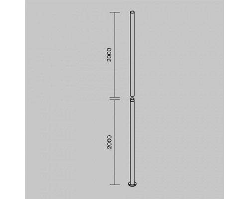 Крепление для фонарного столба Maytoni Pillar O473P-GF