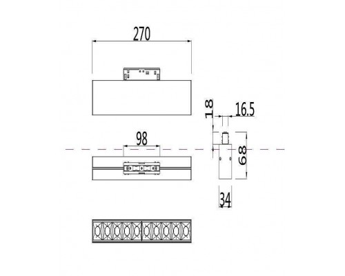 Накладной светильник Maytoni Points TR014-2-20W3K-B