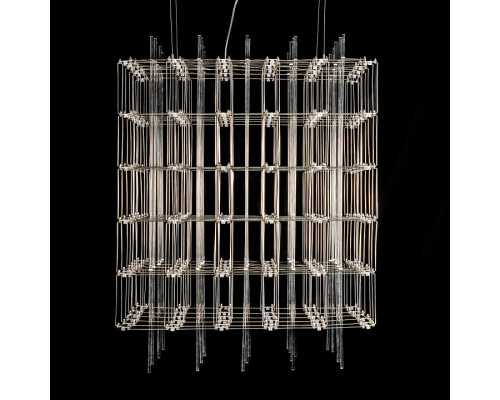 Подвесная люстра O-LUCE Cosmic Glass ячейка 15*15 см 1094011-0