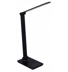 Настольная лампа офисная Reluce 02088-1 02088-0.7-01T BK (USB)
