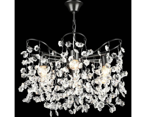 Подвесная люстра De Markt Лофт 6 ламп 02496-0.4-06 BK