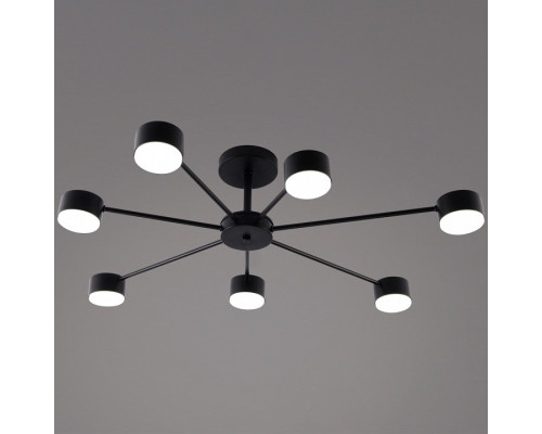 Люстра на штанге De Markt 03735-0.3-07 7 ламп черный GX53 03735-0.3-07 BK GX53