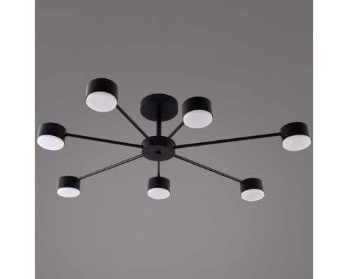 Люстра на штанге De Markt 03735-0.3-07 7 ламп черный GX53 03735-0.3-07 BK GX53