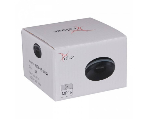 Накладной светильник Reluce 16074 16074-9.5-001QR MR16 BK