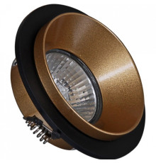 Встраиваемый светильник  51611-9.0-001MN MR16 BK+GD