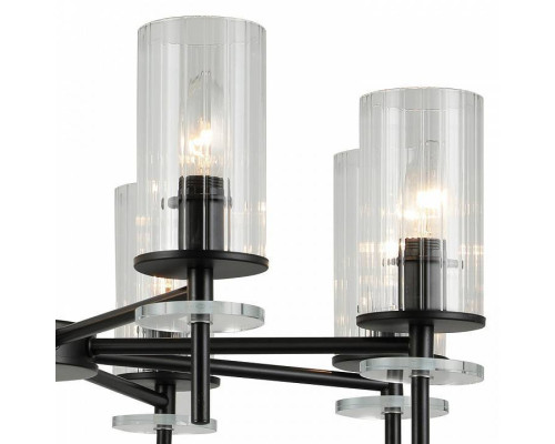 Люстра на штанге De Markt Сити 8x40 Вт E14 74590-0.3-08