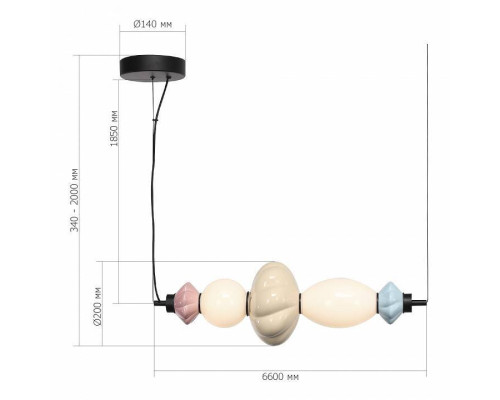 Подвесной светильник ST-Luce FLORENTINI SL6134.423.01