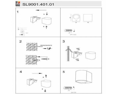 Накладной светильник ST-Luce Borgo LED 12 Вт SL9001.401.01
