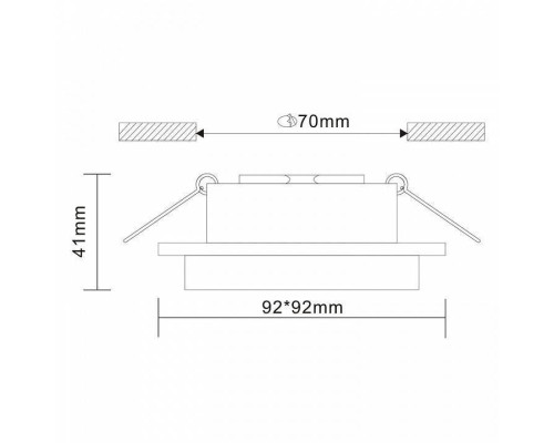 Встраиваемый светильник ST-Luce Chomia ST206.518.01