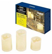 Набор из 3 свечей светодиодных Uniel  UL-00008593