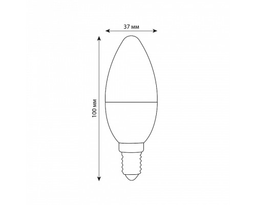 Лампа светодиодная Uniel OPTIMA DIM E14 6Вт 4000K UL-00009226