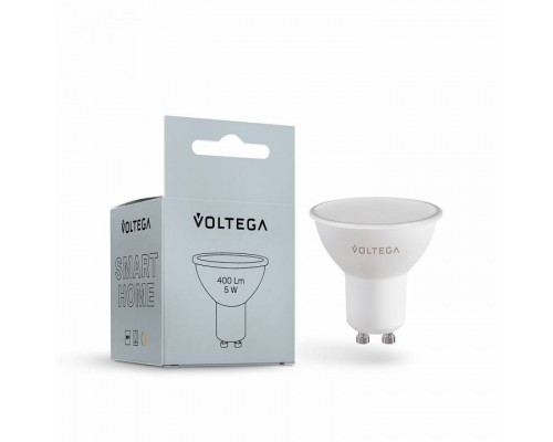 Лампа светодиодная с управлением через Wi-Fi Voltega Wi-Fi bulbs GU10 5Вт 2700-6500K 2425